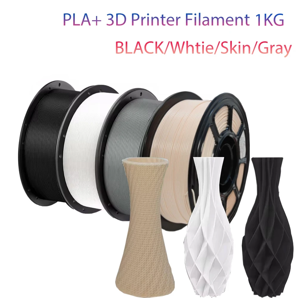 pla-3dプリンターフィラメント-175mm-1000g-スプール-ブラック-ホワイト-グレー-スキン-1kgスプール-pla-plus-3d印刷材料-3dプリンター用