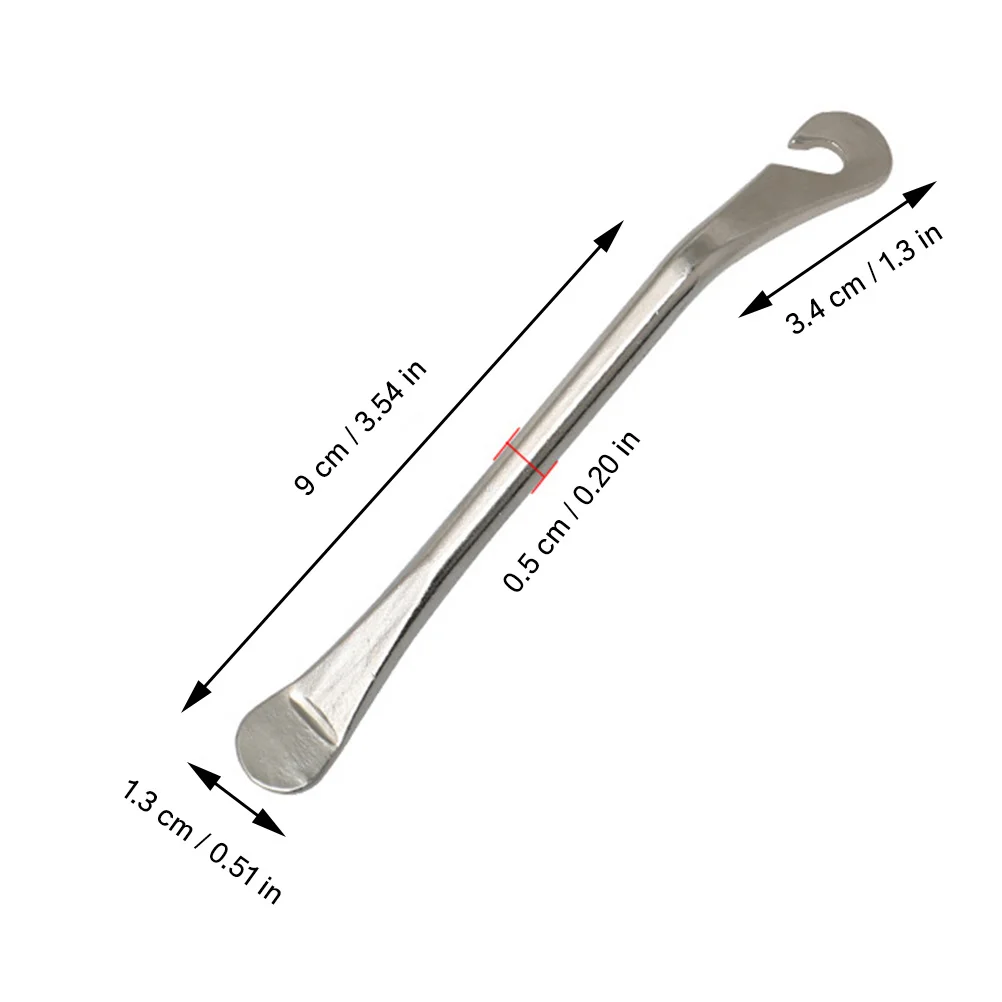 

4Pcs Steel Tyre Pry Bar High-Strength Bike Tire Removal Tool with Smooth Finish for All Bicycle Types Repair and