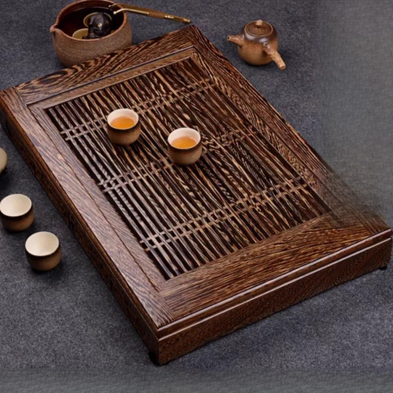 Serving Drainage Tea Tray Drip Table Accessories Saucer Storage Wooden Tea Tray Coffee Tableware Bandeja Madera Home Products