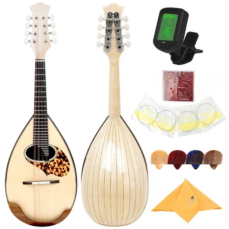 Japanese scoop mandolin maple eight-string mandolin eight-string guitar banjo oud