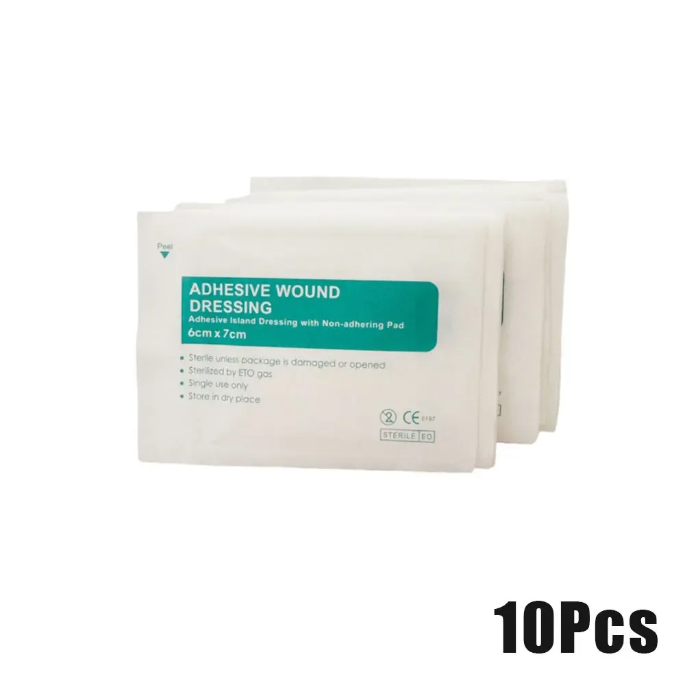 Plâtre adhésif jetable Non tissé pour hémostase, grande taille, accessoires de soins des plaies, pansements en gaze, 10 à 100 pièces