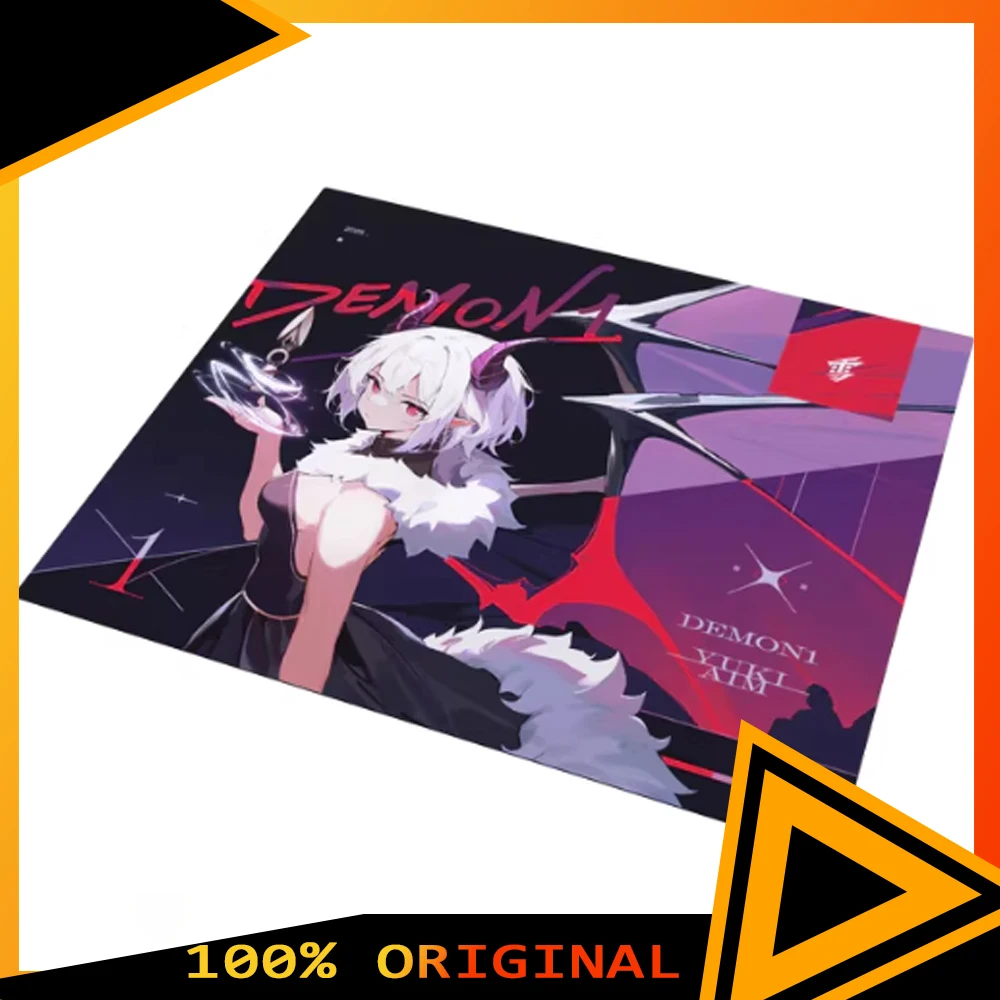 PAN Esports Yuki Aim x Demon1 Replicated Glass Mousepad Smooth Speed Mouse Pad Covering Primer For APEX Valorant Pc Accessories