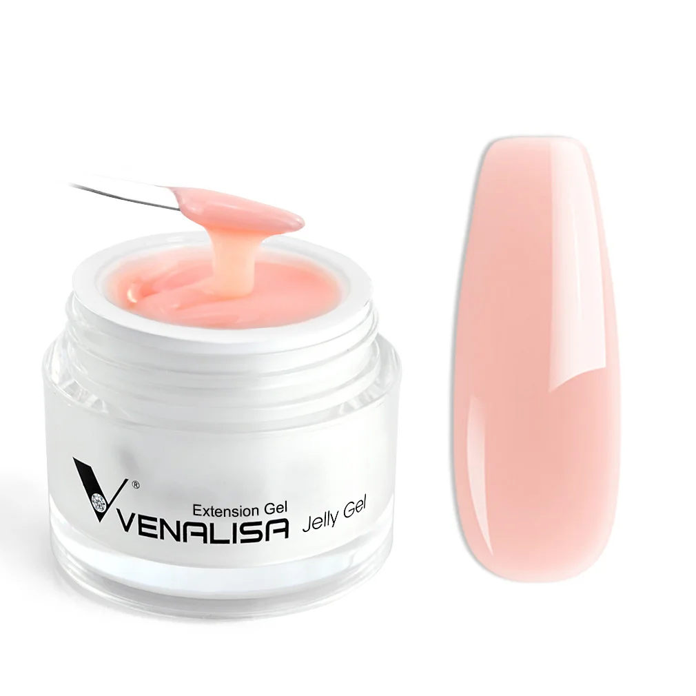 50 ml VENALISA Jelly Pink Gel Builder Nails Extension TPO Free French UV Construction Gel Gute Zähigkeit Building Nail Maniküre