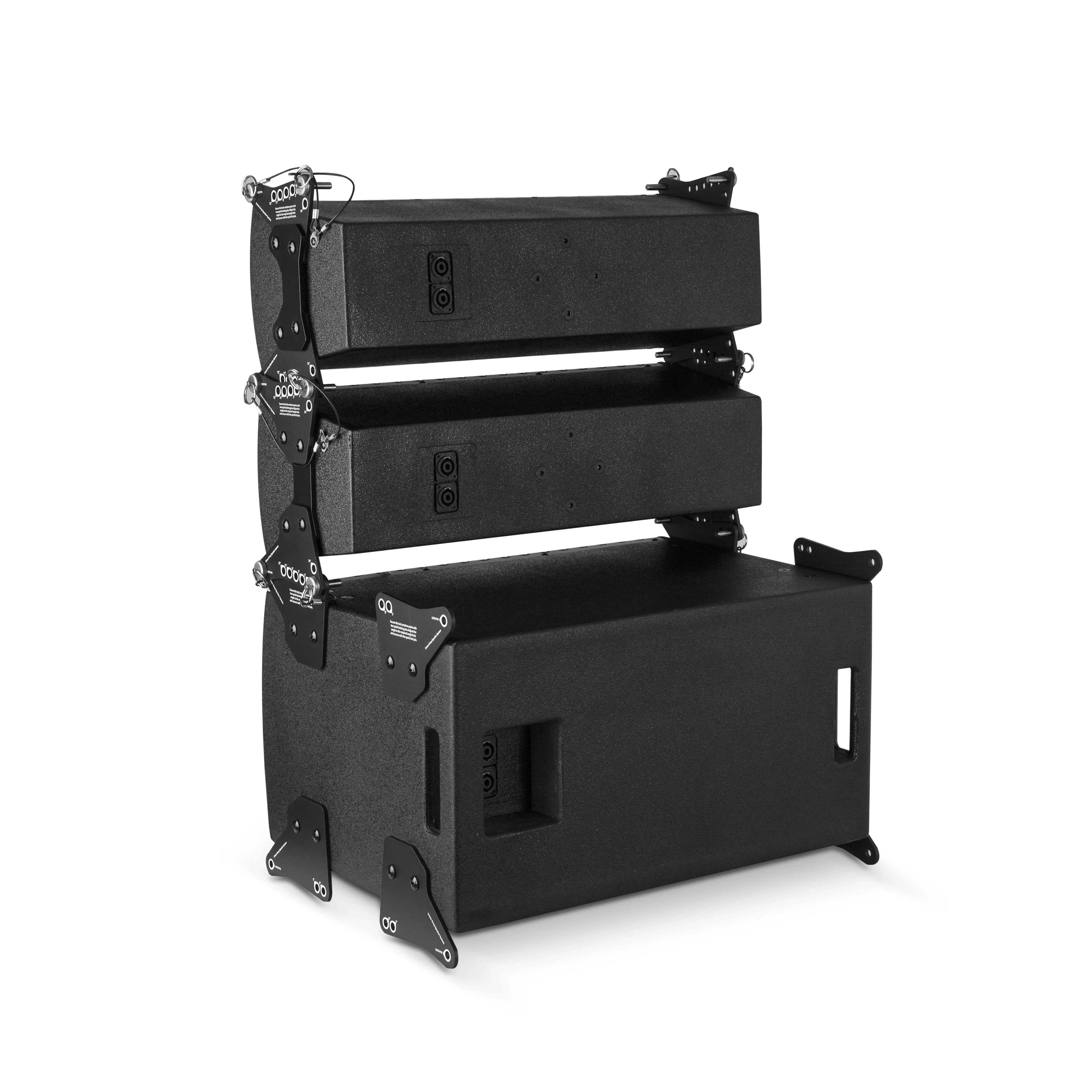 ลำโพงไลน์อาร์เรย์ขนาดเล็ก XTUGA LK26 LS210 สำหรับใช้งานกลางแจ้ง ระดับมืออาชีพ แบบสองทาง ความถี่คู่ ขนาด 6.5 นิ้ว สองตัว ระบบเสียง