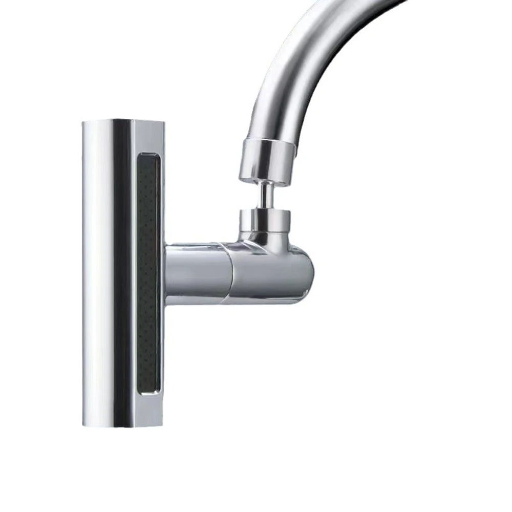 Waterfall Kitchen Faucet Bubbler Splash-proof 360° Bathroom Skin Basin Tap Extender Spray Nozzle high pressure kitchen tap