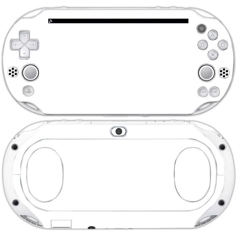 Protector de pegatina de piel de vinilo de Color blanco puro para PSvita 2000 para PSV 2000 PSV2000 cubierta de calcomanía