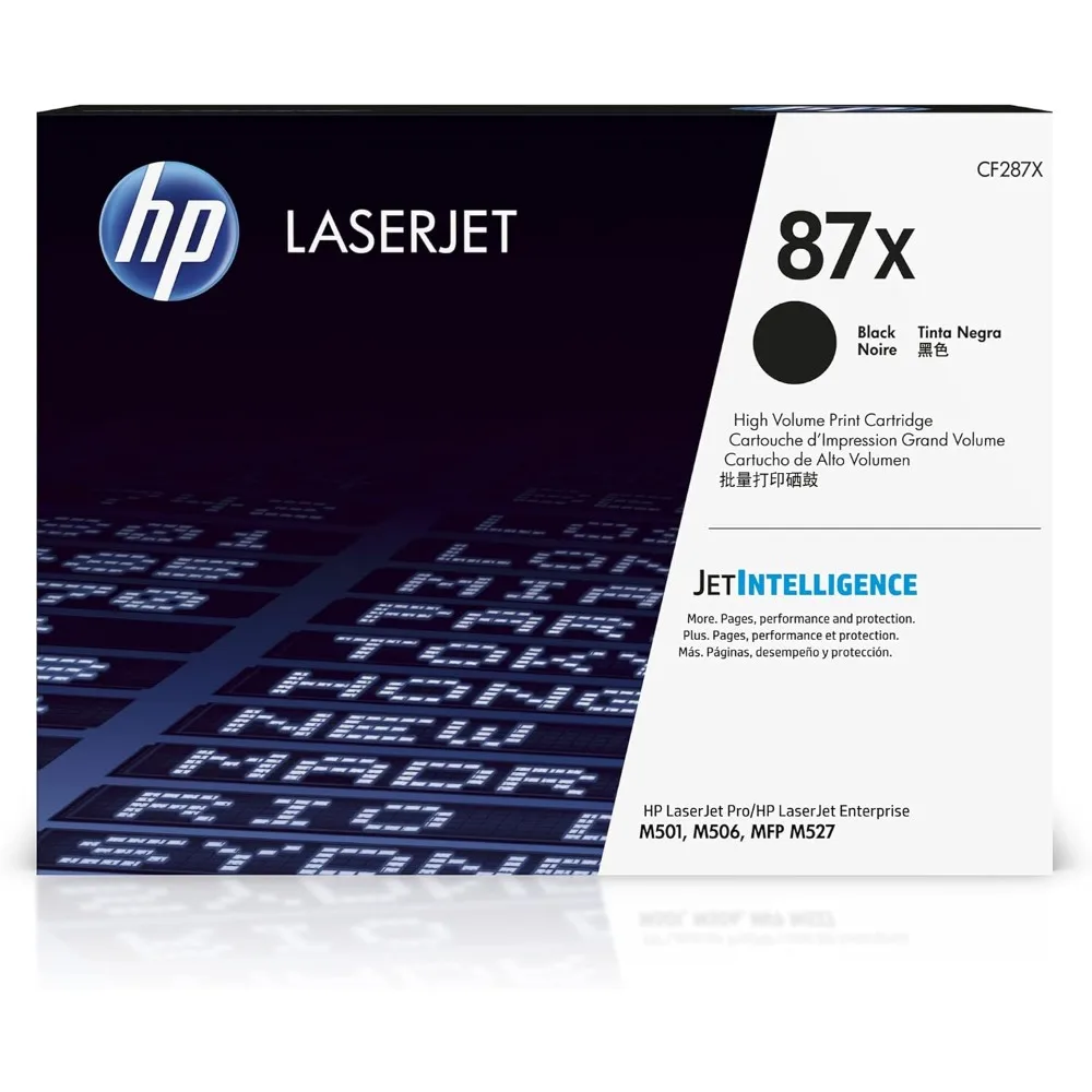 

87X Black High-yield Toner Cartridge | Works with LaserJet Enterprise M506 Series, LaserJet Enterprise MFP M527 Series