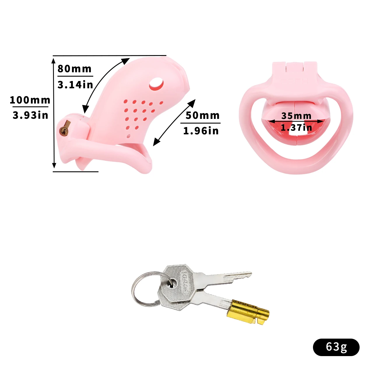 남성용 순결 케이지 ABS 케이지 소프트 튜브 플러그, 장기적 거부를 위한 음경 구속 잠금 장치, 불순결 방지 음경 케이지, 성인 BDSM 섹스 토이