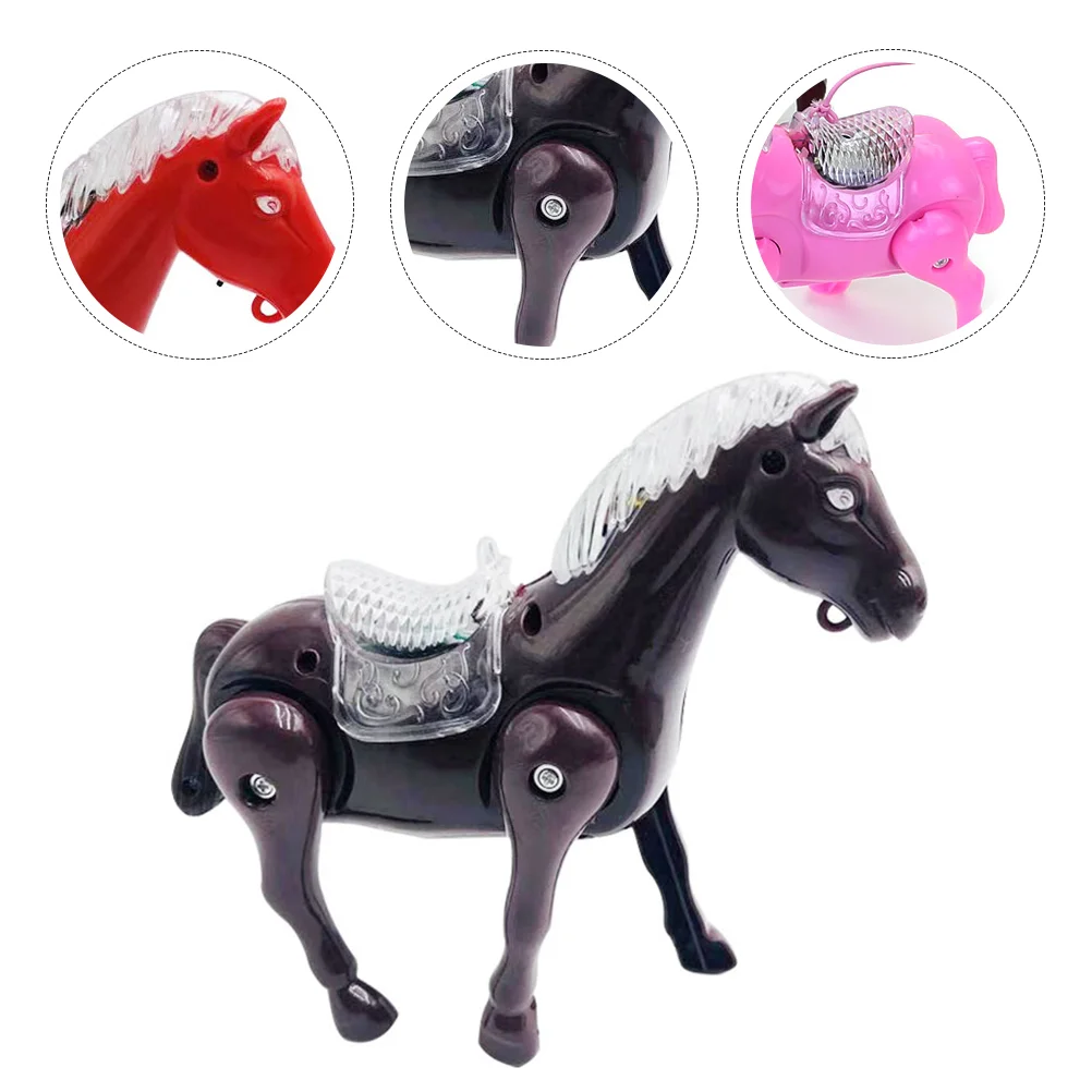 Electric Music Horse Toy Funny Running Toy Children Luminous Plaything Electric Toy Funny Music Toy