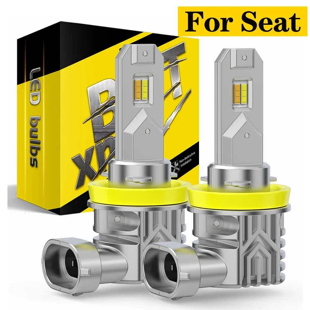 

BMTxms H11 H8 Led Fog Lights 9005 9006 H10 Car Bulb Canbus Driving Lamp For Seat Leon MK3 MK2 1P 5F Ibiza 6J 6P 6F Ateca Altea
