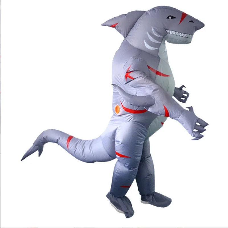 inflate sea animal Cosplay wearable adult animal inflatable shark costume Halloween Adult strong shark