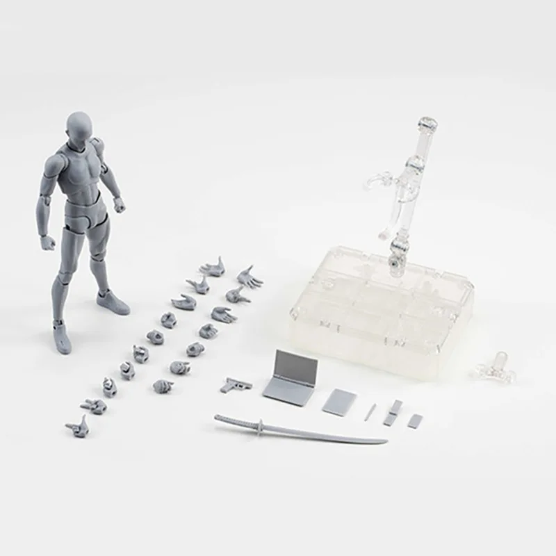 Figurines Articulées Aisuoka – Modèle Homme/femme, 30 Articulations, Accessoires Multiples, Idéal Pour Dessinateurs Et Décoration