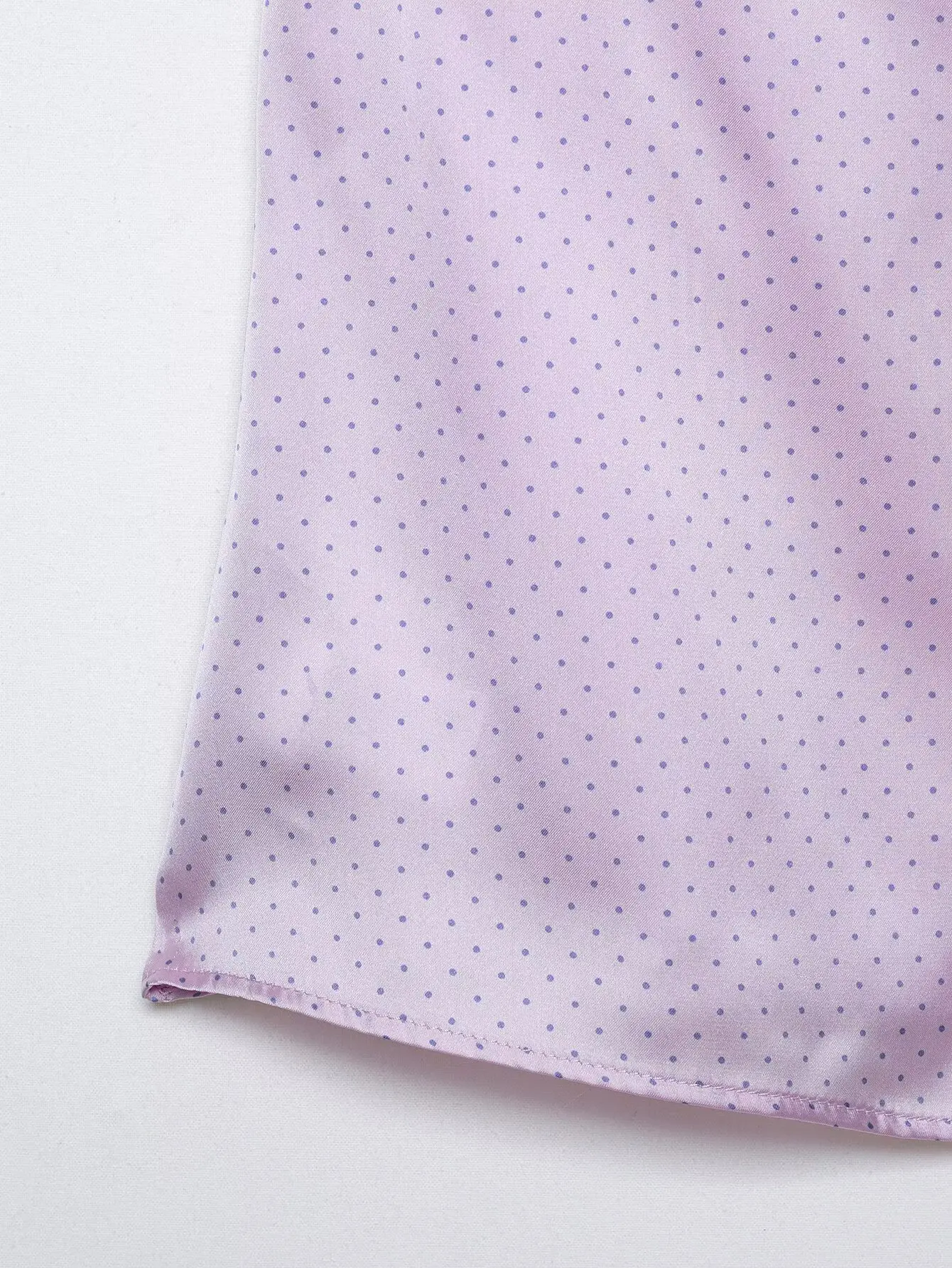 HH Elegantes Polka-Dot-Satin-Neckholder-Top für Damen 2026 Sommer mit Spitzenbesatz und Rückenbindung – Cami für Alltag, Urlaub, Loungewear und Ausgehkleidung – Detail 10