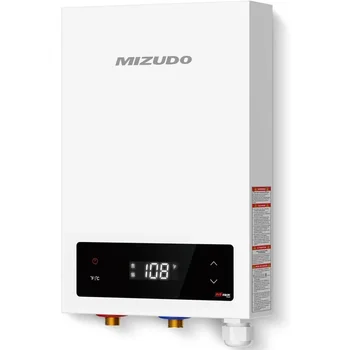 Tankless boiler elektrisch, 14KW 240Volt, 2-3 gebruikpunten, op aanvraag warmwaterboiler, met digitaal LED-display, bespaar ruimte