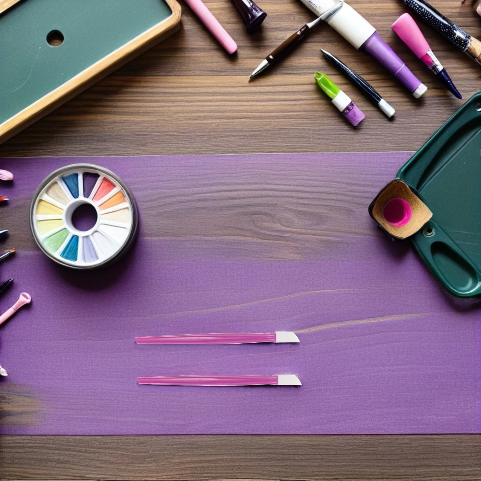 100 stks Art Pusher Professionele Manicure Stylus Pen Voor Nagelriemverwijdering Strass Plaatsing Nagelversiering Tool Rubberen Tip