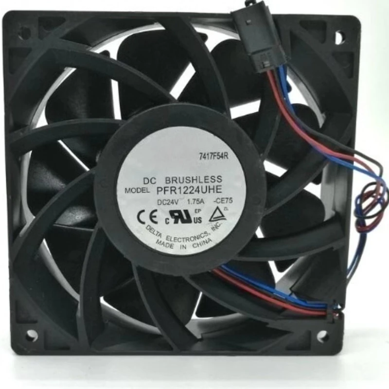 

FOR Delta BRUSHLESS PFR1224UHE - CE75 12038 24V 1.75A 12cm 3-Wire Cooling Fan