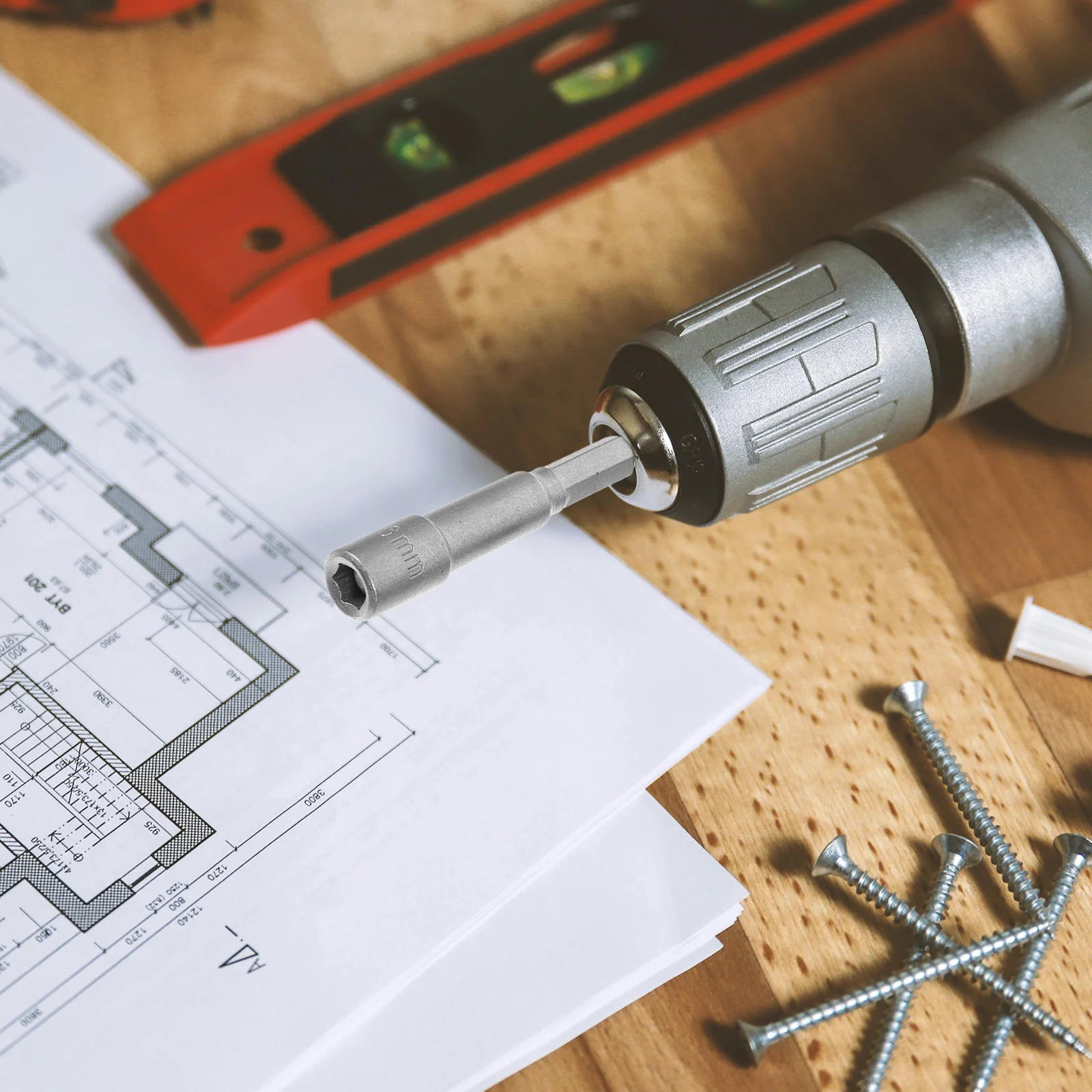 

1Set Assorted Hex Nut Driver Bolt Extractor Set 6-19mm Durable Carbon Steel Drill Bit Socket for Screws Bolts Panel Nuts