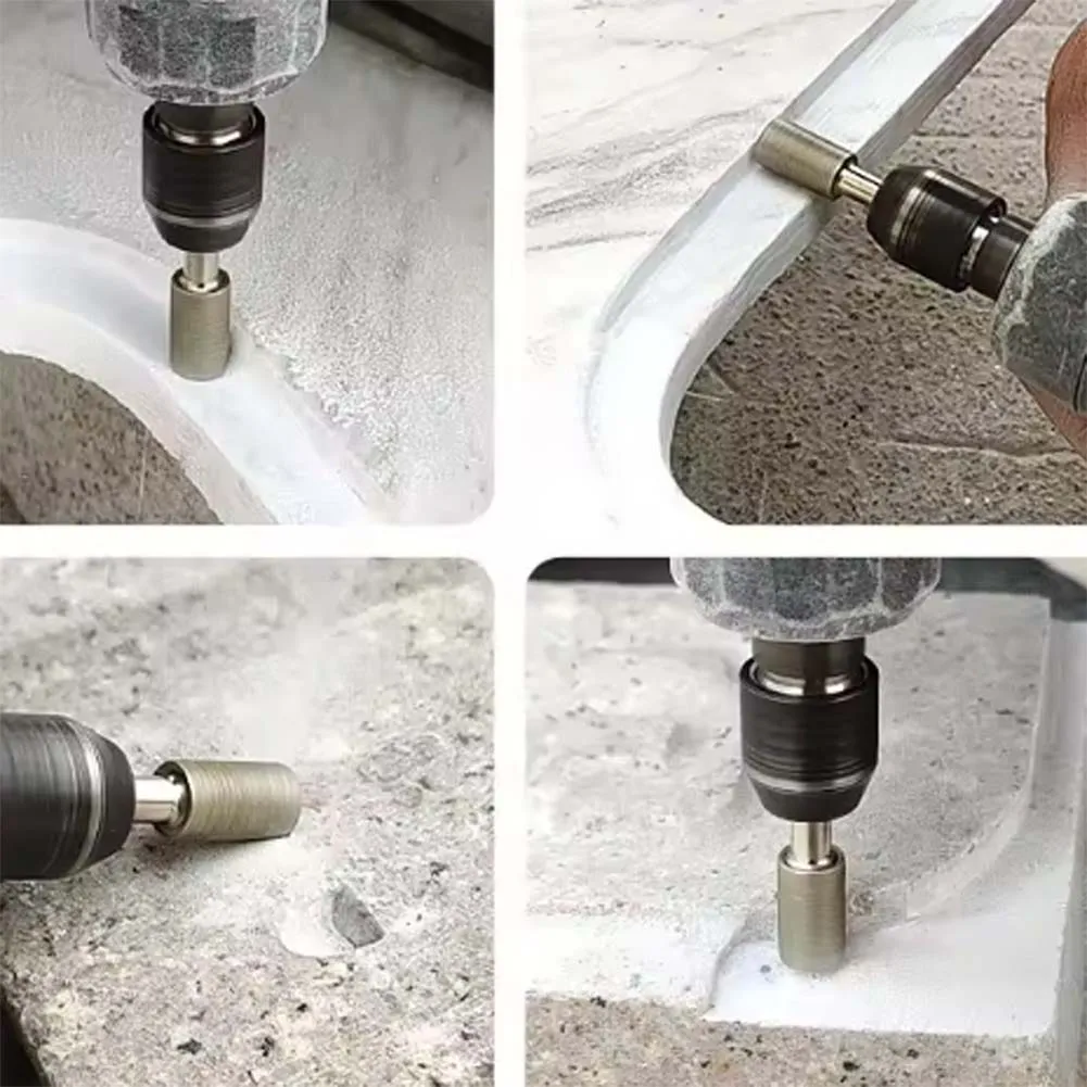 5pcs Cylindrical Burr Grinding Bit Polishing Head For Wood Jade Carving Grinding Engraving Drill Bit Rotary Tools
