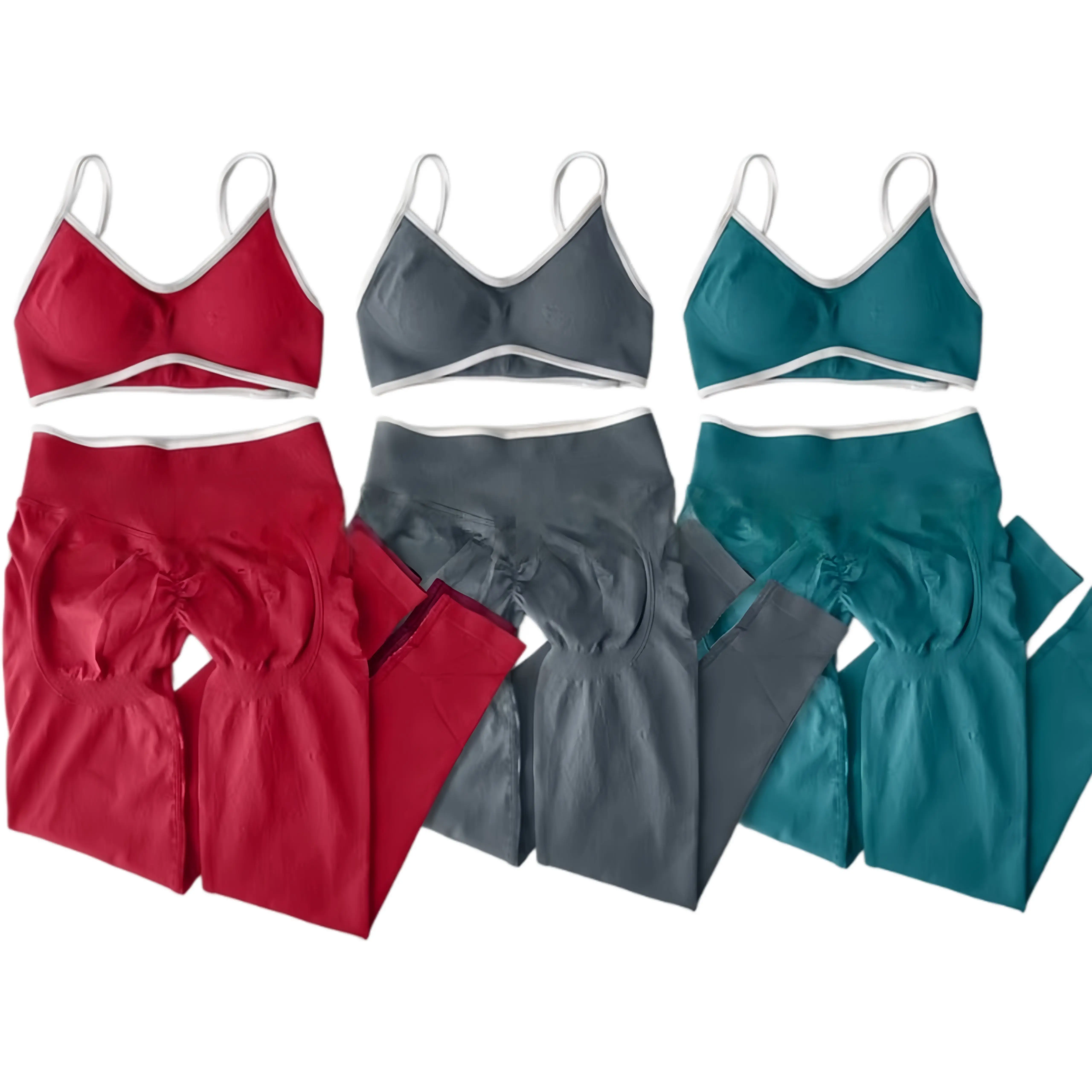 

Fitness Fitness Autumn and Winter Seamless Back Yoga Suit Women's Suit Running Quick-Drying Yoga Suit Sports Fitness Suit Suit