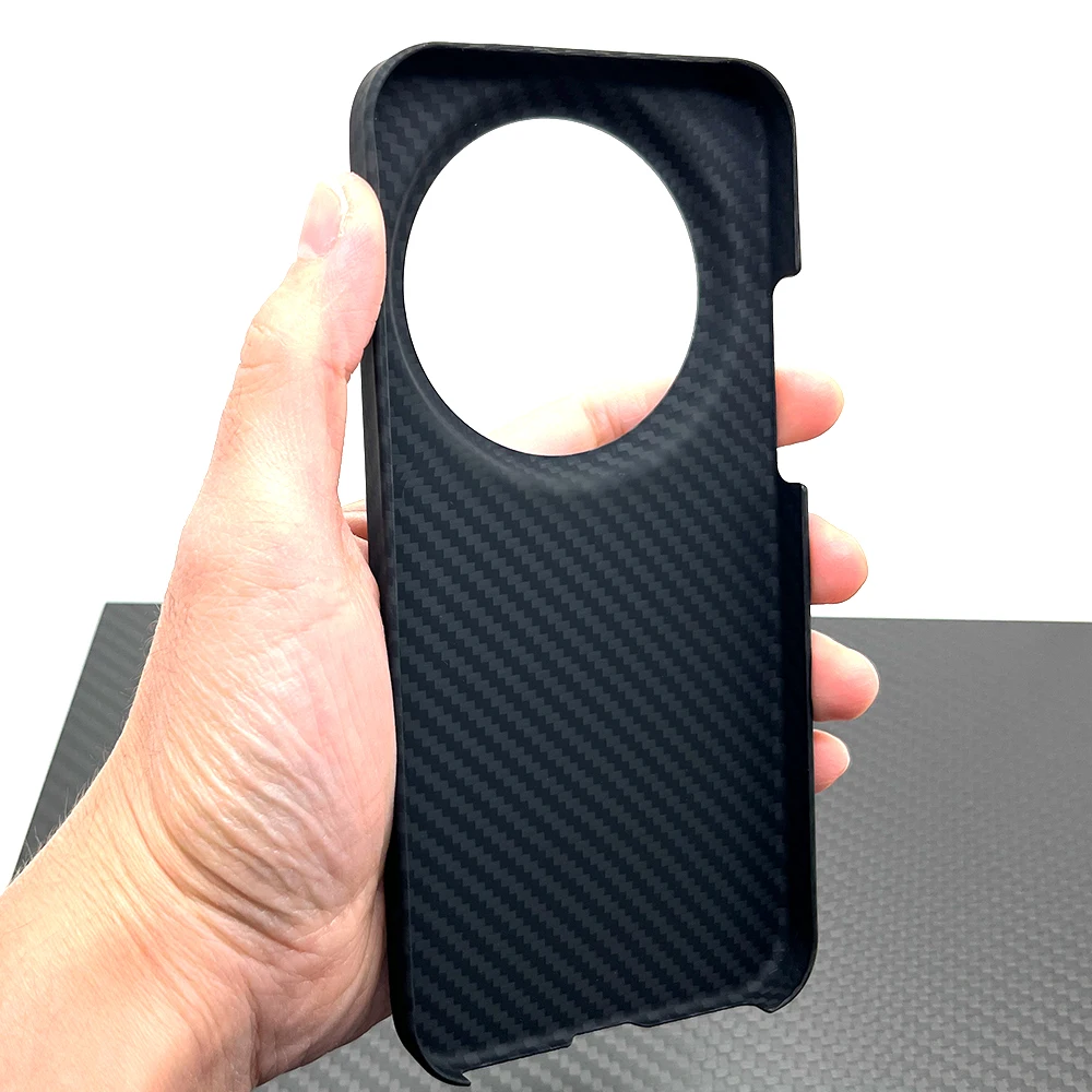 Etui z włókna węglowego do Xiaomi 17 Ultra, lekkie, odporne na zarysowania, Mi 17 Ultra, tylna obudowa z włókna kevlarowego i aramidowego, smukła osłona. — zdjęcie produktu 6