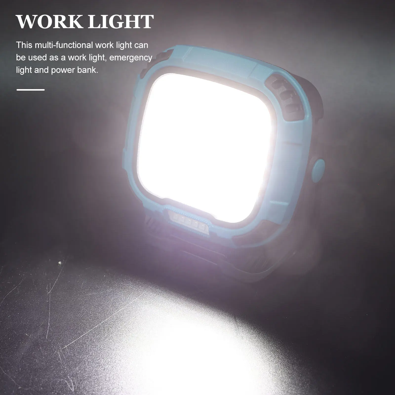 

Rechargeable Portable Work Light Battery Powered Floodlight High Brightness Outdoor Emergency Lamp Power Bank Work Light