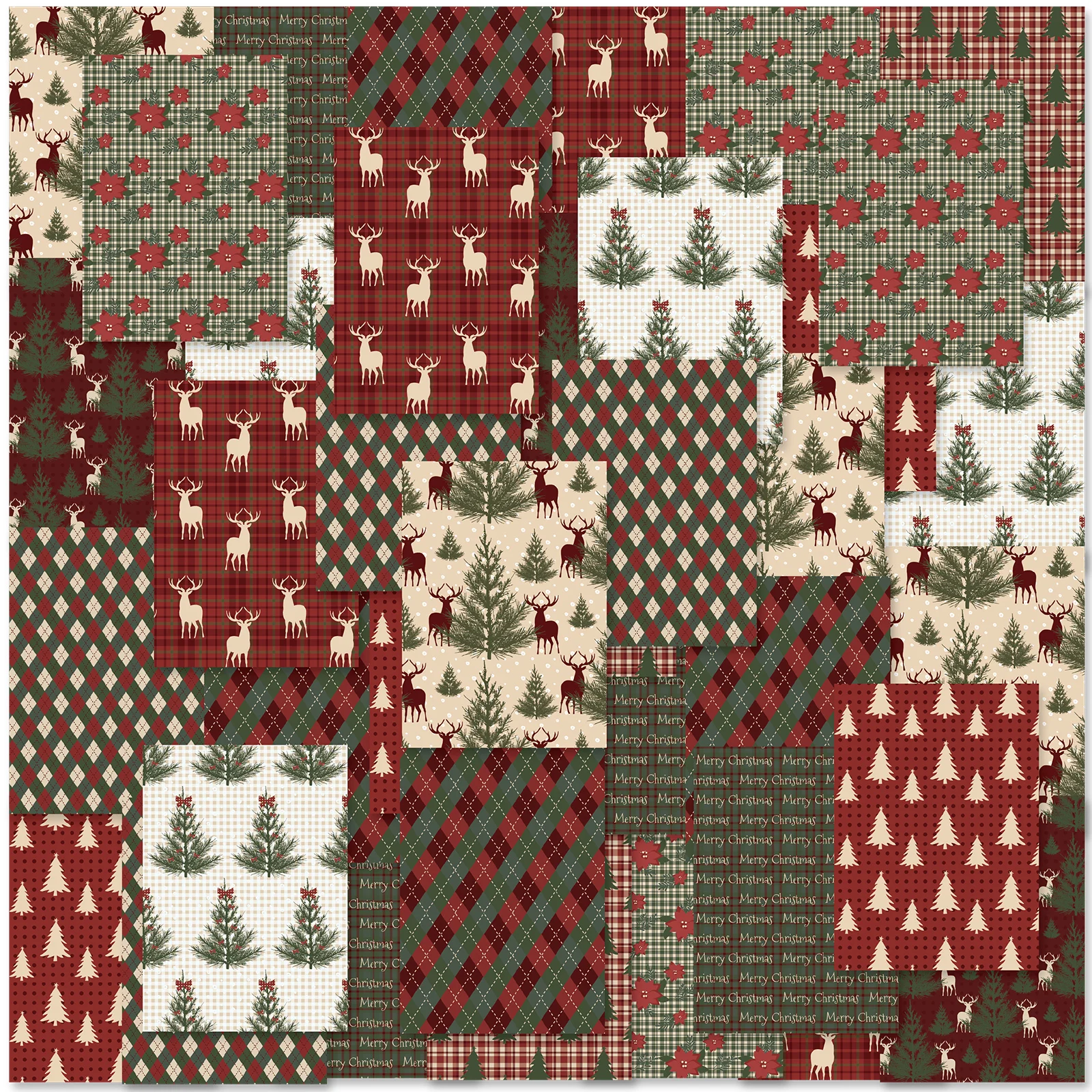 

20 листов для рождественской вечеринки A6 (14X10) см, материал, бумага, сделай сам, ручное украшение для скрапбукинга, вечерние блокноты, чемодан, игрушки для гитары, наклейки