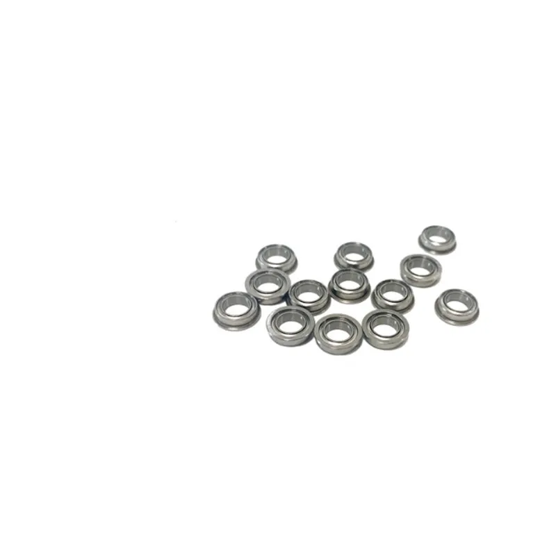 10pcs MF52ZZ MF62ZZ MF63ZZ MF74ZZ MF83ZZ MF84ZZ To MF148ZZ Miniature Flange Bearing Thin Wall Metal Shielded Flanged Bearings