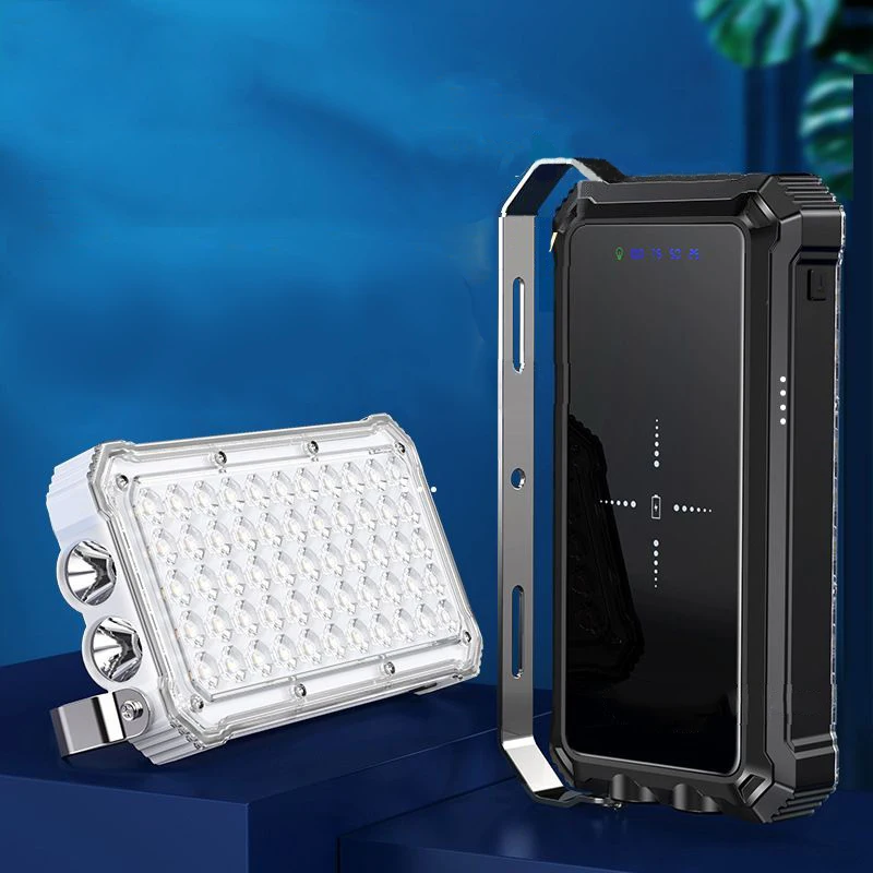 

Внешний USB-перезаряжаемый фонарик 5 в 1, 50 Вт, фотовспышка, 100 Вт, портативный фонарь для кемпинга, фонарик для экстренных ситуаций