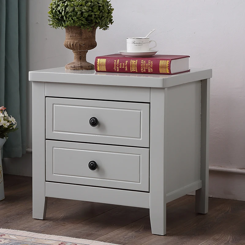 

Chinese solid wood simple modern bedroom bedside storage locker