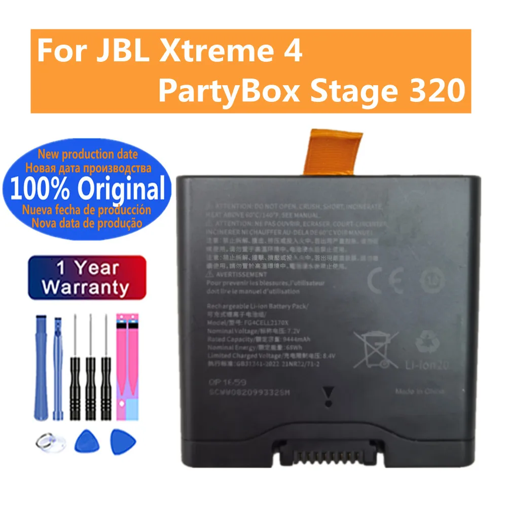 

9444mAh Rechargeable Xtreme4 Battery for JBL Partybox Stage 320 for JBL Xtreme 4 Bluetooth Speaker Batteries