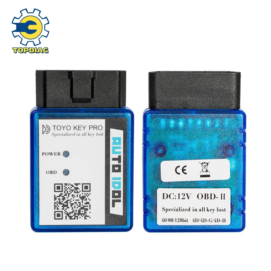 

For Toyo Key Pro OBD2 Support for Toyota 128/80/40 BIT (4D-H,4D, 4D-G) All Key Lost for Toyota Car Auto Key Programmer