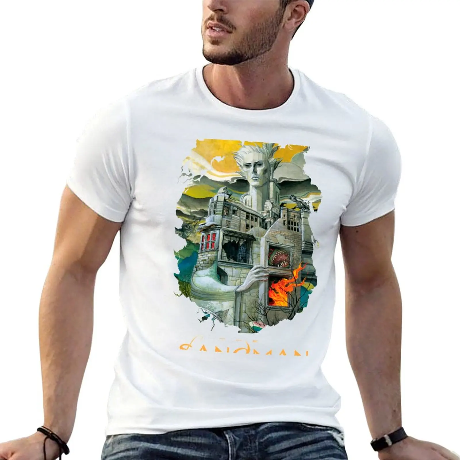 

the shirt shirt house t morpheus t cotton Sandman T-Shirt man personalised dream