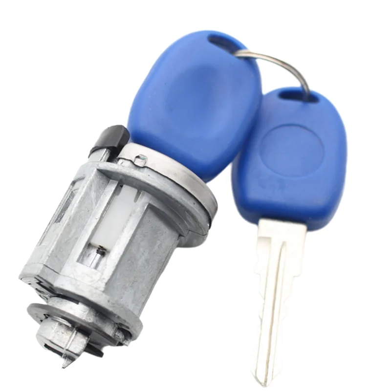 AB56-Car Engine Ignition Lock Cylinder Switch With Key 000717157450 Designed For Fiat Palio Vehicle