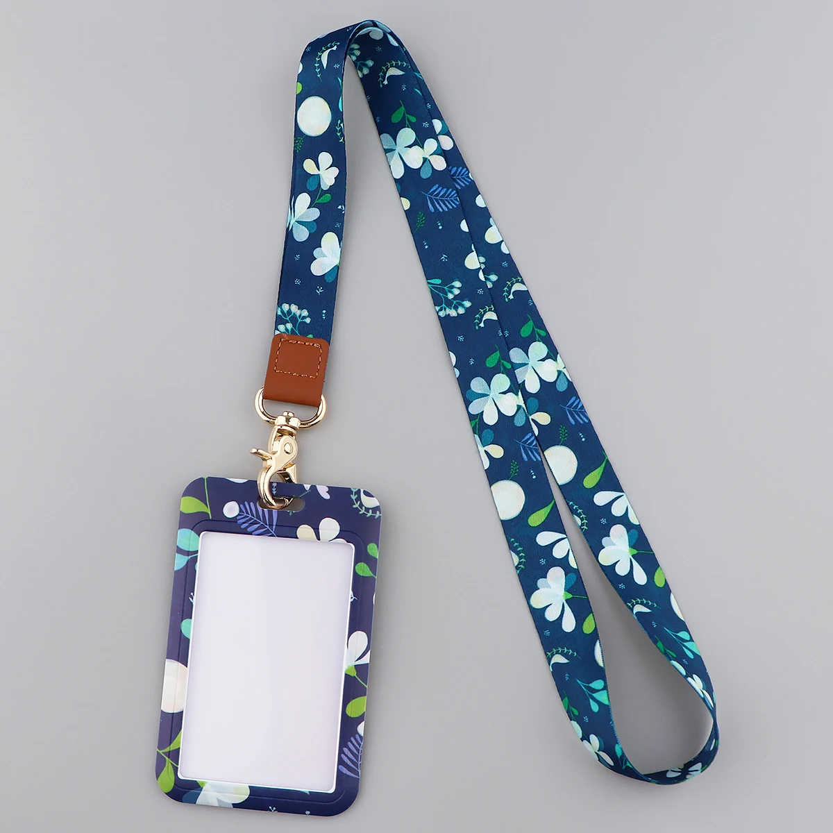 Small Leaves Neck Strap Lanyards for keys ID Card Gym Cell Phone Straps USB badge Holder DIY Phone Hanging Rope Flowers Lanyard