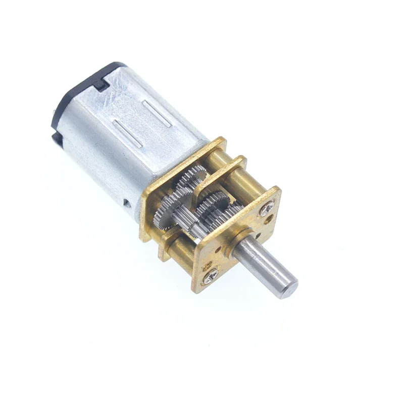 DC Micro Metal Gear Motor GA12-N20 3V/6V/12V with Gearwheel Brushed DC Motor Low Speed Motor 15/30/50/60/100/200/300/500/1000RPM