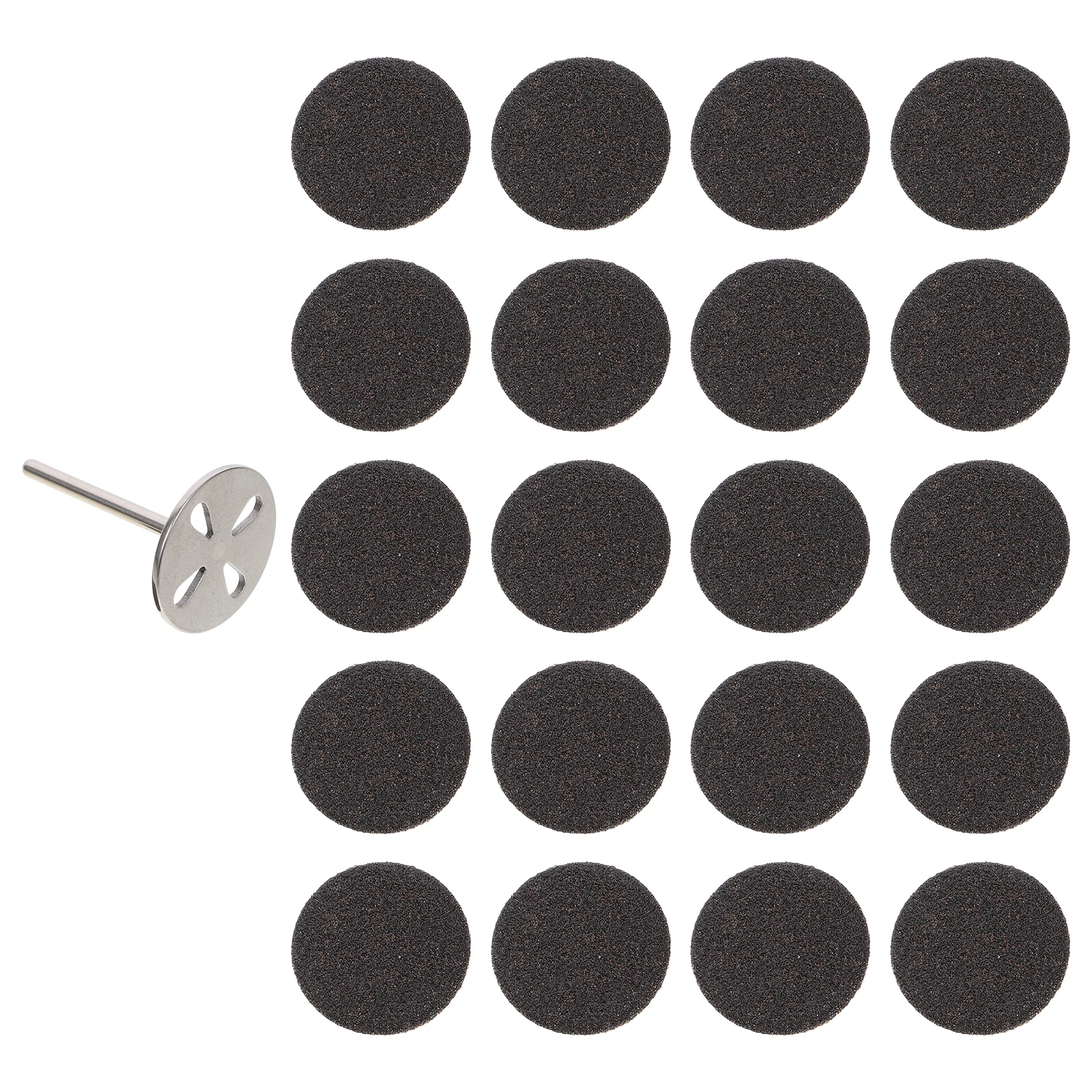 أوراق تلميع الأظافر S أقراص الورق أدوات باديكير مانيكير طحن شرائح مزيل الجلد الميت الفولاذ المقاوم للصدأ الحجر البركاني