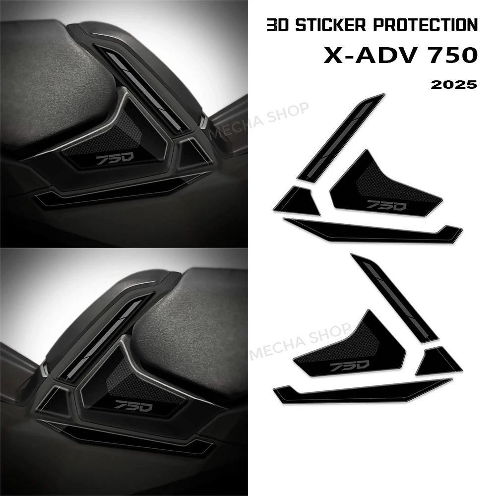 

For X-ADV 750 XADV 750 Sticker Decals 2021 2022 2023 2024 2025 2026 Side Pad 3D Epoxy Decal Protection Waterproof Kit