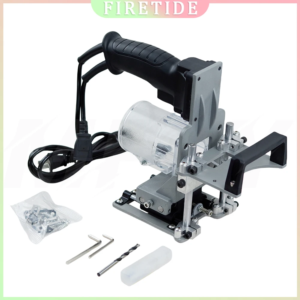 Portable Woodworking Invisible Parts Two-in-One Grooving Machine Mold Milling Cutter Positioning Frame Small Woodworking Tool