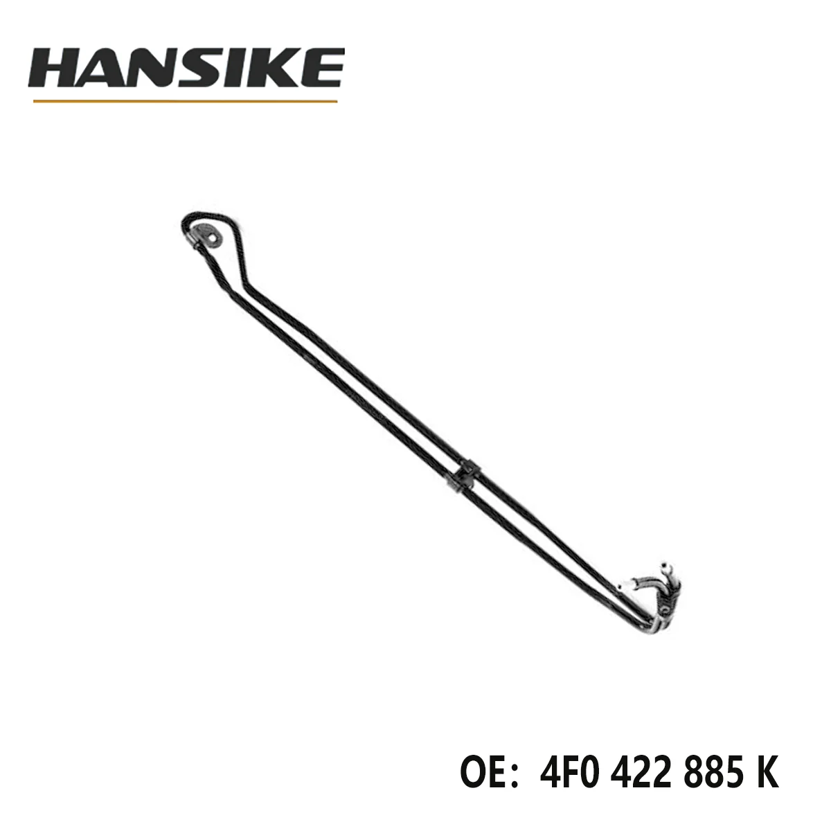 Promotion HANSIKE OEM 4F0422885K 4F0422885F Cooling System for Audi A6 C6 2.0 Steering Cooler Pipe car accessories