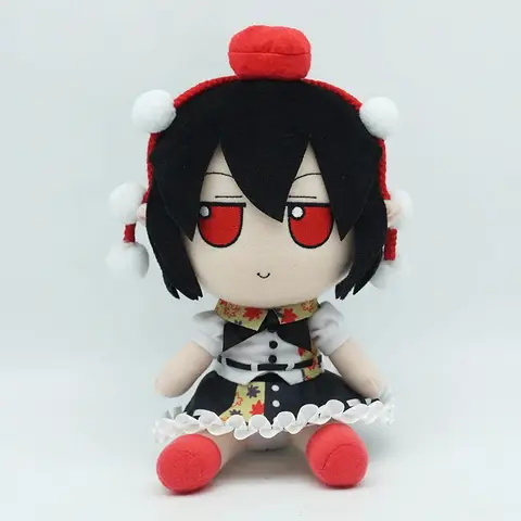 Fumo Shameimaru Aya Plush Toy Touhou Project Stuffed Doll Game Kawaii Character Soft Pillow Cosplay Gift for Kids Fans Birthday