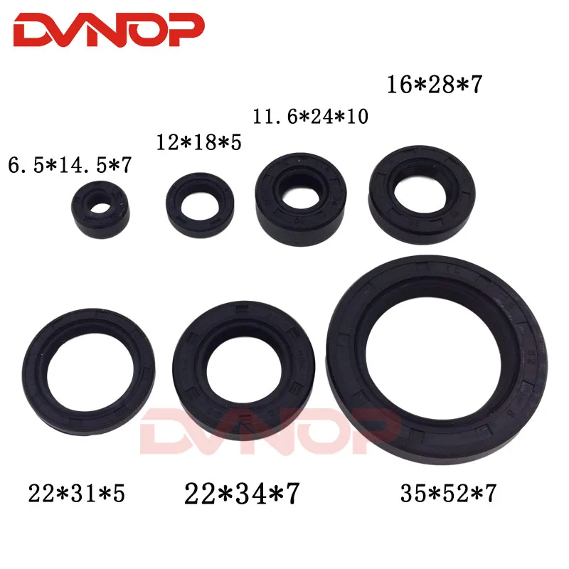 Motorcycle engine oil seal CA250 QJ250-3 DD250 Engine seal rubber ring CA 250 DD 250 engine oil seal