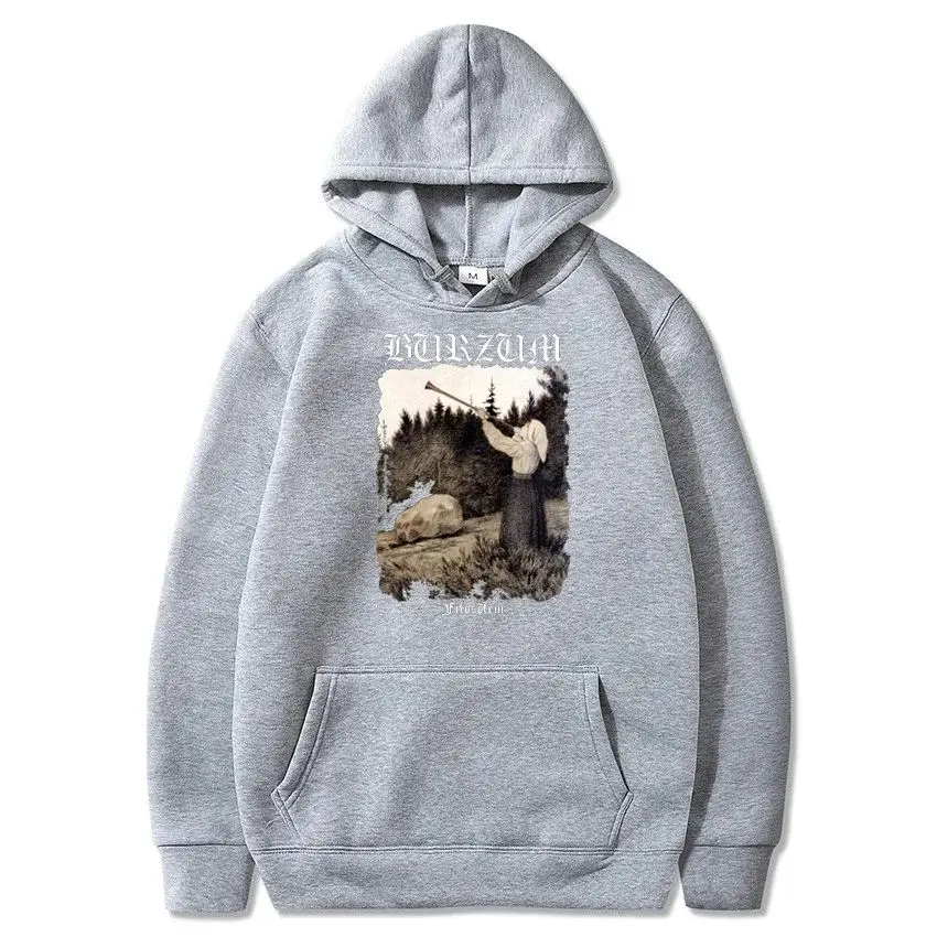 Sudaderas con capucha de banda de música de Metal Burzum, Top de algodón estampado Filosofem, sudaderas de moda para hombres y mujeres, jerséis con capucha, ropa Unisex