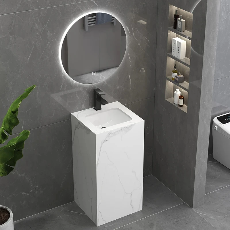 Rockboard column basin, floor standing wash basin, balcony, wash basin, outdoor wash basin, bathroom YX180TB