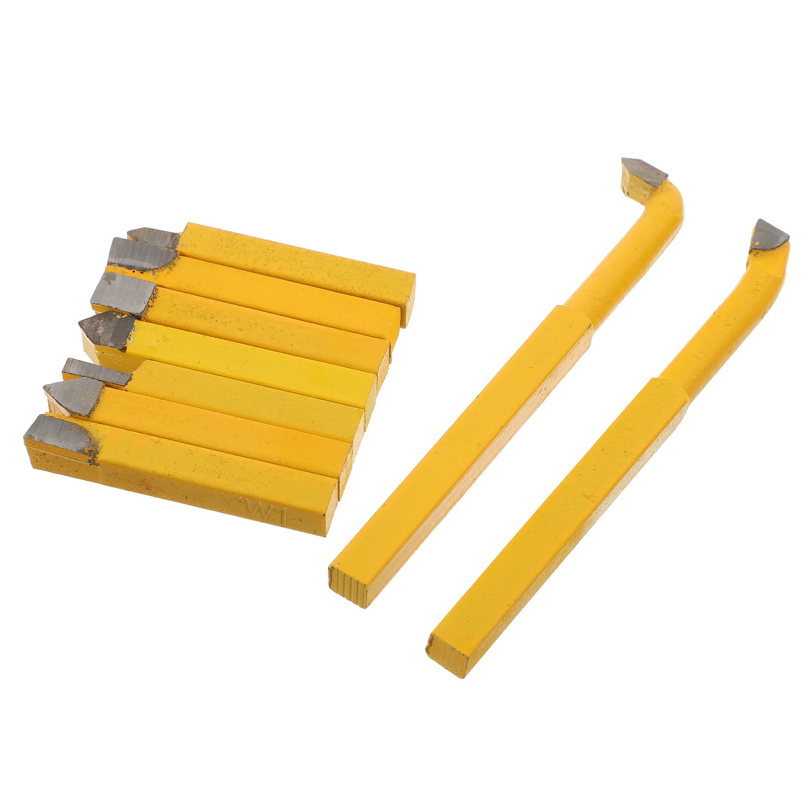 

1Set Yellow Lathe Tool Turning Insert Welded Alloy Small Flying Knife 8x8mm Mini Lathe Tool Holder Metalworking Machining Tools