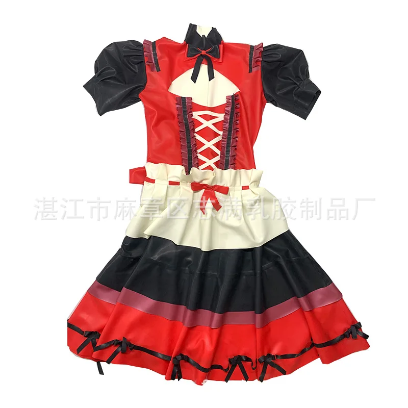 Malaysia Imported Natural Latex Clothing Handmade Latex Dress Factory Wholesale Can Come to Figure Cross-Border