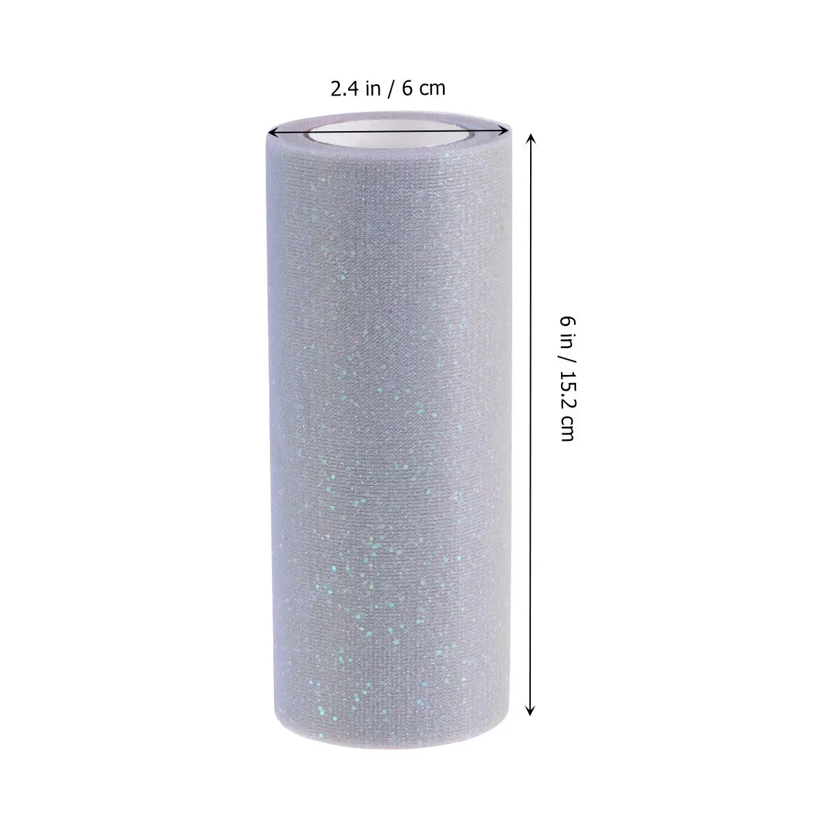 15cm by 10yd Rainbow Glitter Tulle Roll Spool Ideal for Tutu Skirts Wedding Decorations and Crafts Tulle Roll Spool