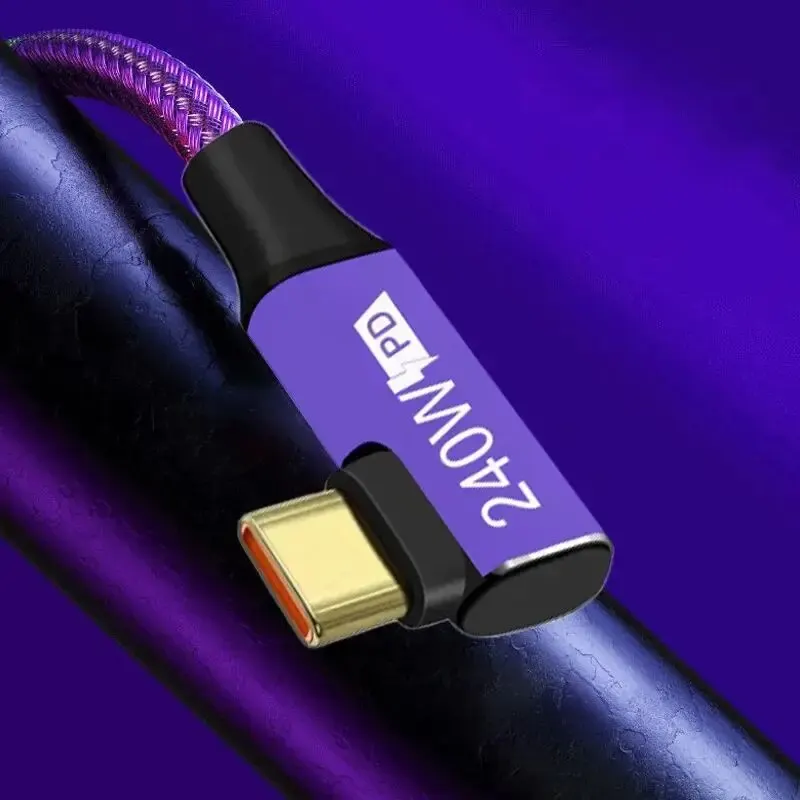 240W 데이터 케이블 5A 화웨이 노트북 Usb-C ~ C Xiaomi Qc3.0 노트북 Pd 듀얼 헤드 Type-C240w Pd 충전 케이블에 적합