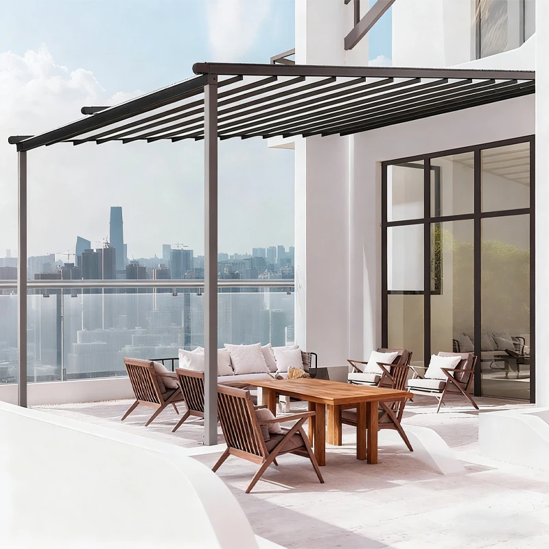 

High Quality Wholesale Price Waterproof Patio Canopy Motorized Folding Retractable Roof Awning