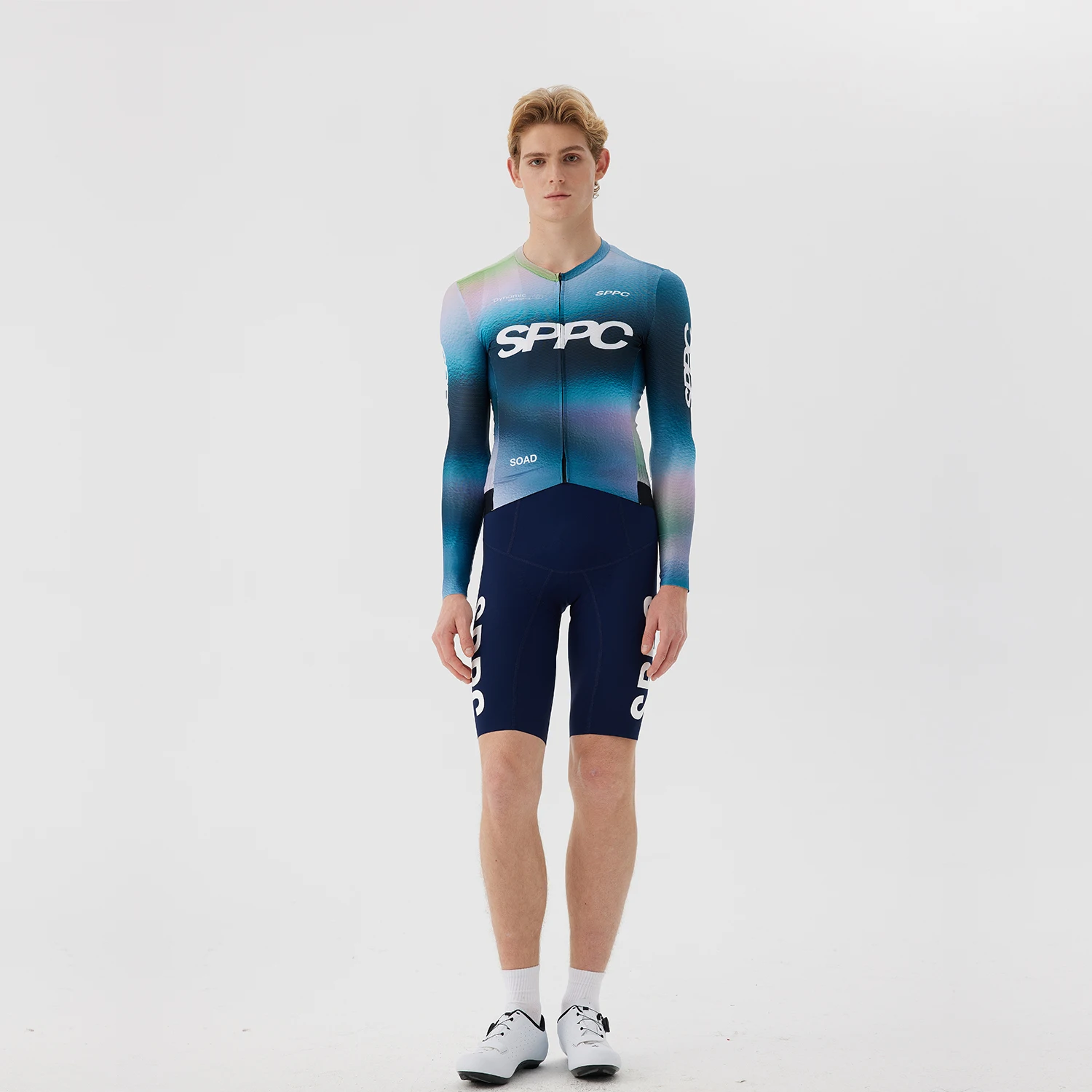 SPEXCEL SPPC maillot de cyclisme performance en verre dépoli à manches longues