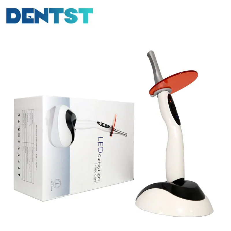 

Dentst Dental Cordless Led Curing Light 1 Second Cure Lamp Dentistry Cured Equipmen for Orthodontics Glue Adhesive